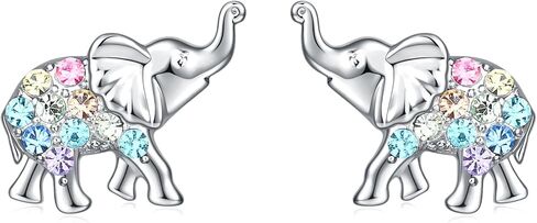 أقراط على شكل حصان ديناصور للنساء، أقراط على شكل حيوان البقرة والفيل والثعلب والكنغر هدايا مجوهرات للبنات in Kuwait