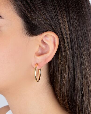 Jewelry Atelier Gold Filled Hoop Earrings Collection - 14K Solid Yellow Gold Filled Stylish Earrings for Women with Different Occasions & Styles in Kuwait