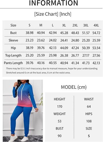 ملابس AOMONI مكونة من قطعتين للسيدات كاجوال بقلنسوة وأكمام طويلة برباط للركض بدلات رياضية in Kuwait