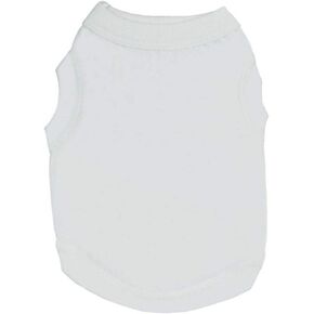 Dog Shirts Pet Shirts Dog T-Shirt Puppy Dog T Shirt Dog Vest Puppy Vest Pet Clothing Puppies Clothes for Small Dogs Doggie Tee Summer Apparel Female Dog Shirt Beach Wear (XS,White) in Kuwait