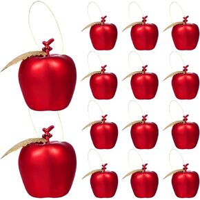 BESPORTBLE عيد الميلاد الحلي التفاح الأحمر المعلقات عيد الميلاد الحلي البسيطة شنقا التفاح التفاح الاصطناعي التفاح البلاستيك محاكاة التفاح لقضاء عطلة شجرة عيد الميلاد in Kuwait