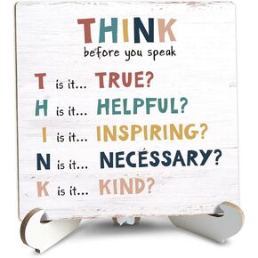 Rustic Wood Sign Wall Hanging Decor Wood Sign Plaque Decorative Home Decor Motivational Decorative Plaque Sign - DL616 in Kuwait