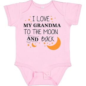 inktastic I Love My Grandma To the Moon and Back Baby Bodysuit in Saudi Arabia