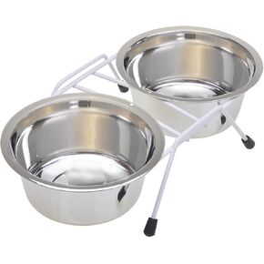 VAN NESS Double Dish in Wire Rack, 32 oz in Kuwait