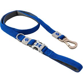 HUGO & HUDSON Mesh Dog Collar Quick Release Safety Buckle Small Medium Large Breeds, Pink, L in Saudi Arabia
