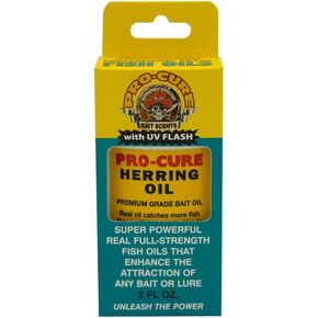 Pro-Cure Herring Bait Oil, 2 Ounce,Yellow
