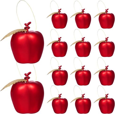 BESPORTBLE عيد الميلاد الحلي التفاح الأحمر المعلقات عيد الميلاد الحلي البسيطة شنقا التفاح التفاح الاصطناعي التفاح البلاستيك محاكاة التفاح لقضاء عطلة شجرة عيد الميلاد in Kuwait