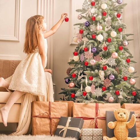 BESPORTBLE عيد الميلاد الحلي التفاح الأحمر المعلقات عيد الميلاد الحلي البسيطة شنقا التفاح التفاح الاصطناعي التفاح البلاستيك محاكاة التفاح لقضاء عطلة شجرة عيد الميلاد in Kuwait