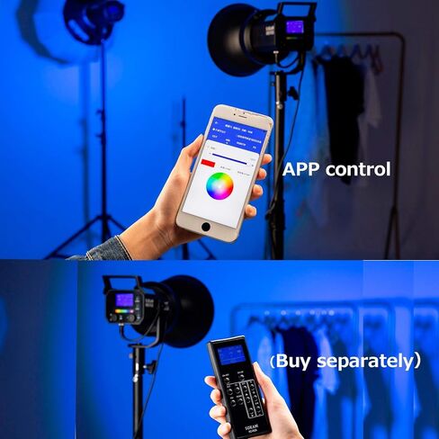 Sokani X100 RGB 100W RGB LED ضوء فيديو مع التحكم في التطبيق، ثنائي اللون 2800k-10000K CRI96+ TLCI 95+ إضاءة تثبيت بوينز للتصوير الفوتوغرافي وتسجيل الفيديو والزفاف والتصوير في الهواء الطلق in Kuwait