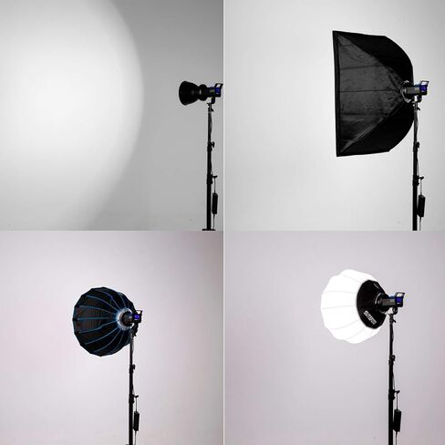 Sokani X100 RGB 100W RGB LED ضوء فيديو مع التحكم في التطبيق، ثنائي اللون 2800k-10000K CRI96+ TLCI 95+ إضاءة تثبيت بوينز للتصوير الفوتوغرافي وتسجيل الفيديو والزفاف والتصوير في الهواء الطلق in Kuwait