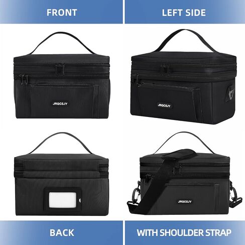 منظم زجاجات حبوب الدواء وحقيبة تخزين مع حقيبة محمولة للاسعافات الاولية لتنظيم الادوية المنزلية للسفر من جيه ار كيو سي اس جيه واي in Kuwait