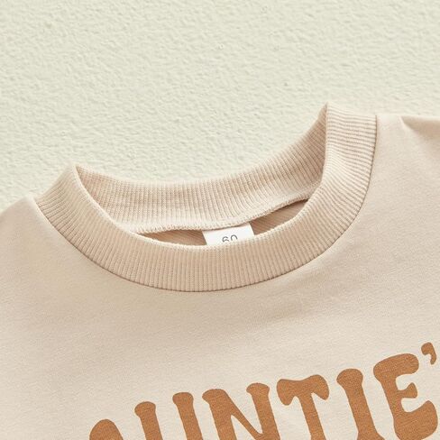 MOLZULAMS الوليد طفلة صبي ملابس قصيرة الأكمام العمة ليتل Bestie رومبير Crewneck نيسيي لطيف ملابس صيفية in Kuwait