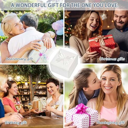 JINGIHE صندوق مجوهرات الفراشة هدايا للنساء، صناديق تخزين مزخرفة مع أغطية، هدايا شكر للأم، هدايا الصداقة، صندوق تذكار منحوت مطلي يدويًا لديكور المنزل (أزرق) in Kuwait