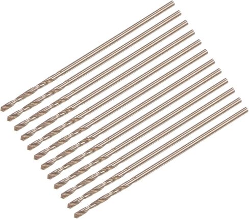 uxcell 12pcs Jobber Drill Bits 1mm (0.039") Black Nitride & Gold Titanium Coated M2 High Speed Steel (HSS) Twist Drill Bits for Stainless Steel Aluminum Alloy Metal in Saudi Arabia