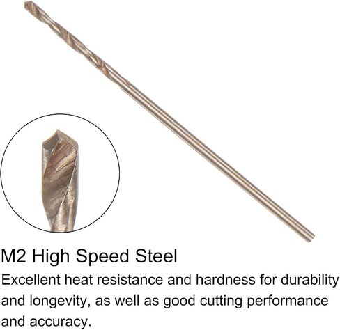 uxcell 12pcs Jobber Drill Bits 1mm (0.039") Black Nitride & Gold Titanium Coated M2 High Speed Steel (HSS) Twist Drill Bits for Stainless Steel Aluminum Alloy Metal in Saudi Arabia