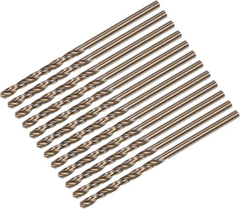 uxcell 12pcs Jobber Drill Bits 1mm (0.039") Black Nitride & Gold Titanium Coated M2 High Speed Steel (HSS) Twist Drill Bits for Stainless Steel Aluminum Alloy Metal in Saudi Arabia