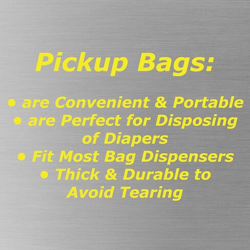 أكياس التقاط نفايات الحيوانات الأليفة من أودوبان، أكياس للاستعمال مرة واحدة، عدد 120 كيسًا in Kuwait