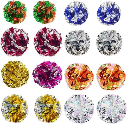 جويو كرات مجعدة للقطط من مايلر، عبوة من 16 كرة مجعدة للقطط in Kuwait