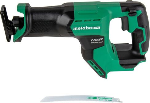 Metabo HPT Cordless 18V MultiVolt™ Compact Reciprocating Saw | Tool Only - No Battery | 4 Speed Modes | User Vibration Protection | Lifetime Tool Warranty | CR18DMAQ4 in Saudi Arabia