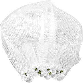GLOGLOW Dog Veils, Pet Wedding Veils Dog Bride Costume Headdress Weddings Parties Hair Accessories(S)