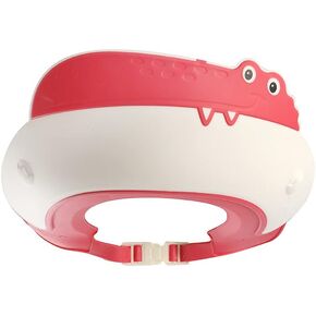 Baby Shower Cap Shield, Shower Cap for Kids, Visor Hat for Eye and Ear Protection for 0-9 Years Old Children,Cute Dinosaur/Crocodile/Hippo shape Makes the Baby Bath More Fun (Dinosaur, Blue) in Kuwait