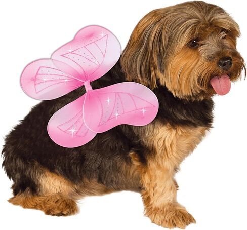 Rubie's Pet Costume Pink Fairy Wings, Medium to Large in Saudi Arabia