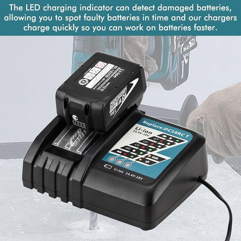 1 Pack 7A 14.4V-18V Lithium ion Battery Charger in Kuwait