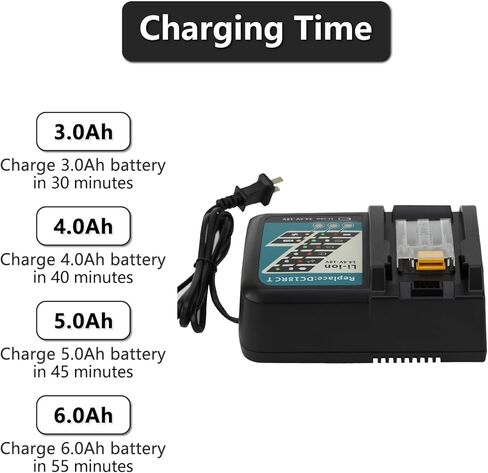 1 Pack 7A 14.4V-18V Lithium ion Battery Charger in Kuwait