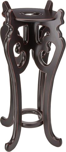 Oriental Furniture 22" Tall Rosewood Fishbowl Stand - Size 9.5" in Saudi Arabia