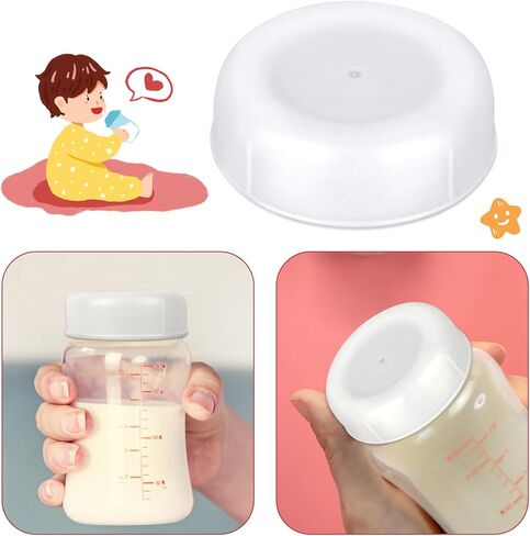 غطاء زجاجة الاطفال، اغطية لولبية، اغطية سفر من اكا مع قرص اغلاق قابل لاعادة الكتابة متوافق مع زجاجات افينت دكتور براون ماوث واغطية زجاجات الاطفال، غطاء بديل بحلقة اغلاق الزجاجات الطبيعية وقرص اغلاق in Kuwait