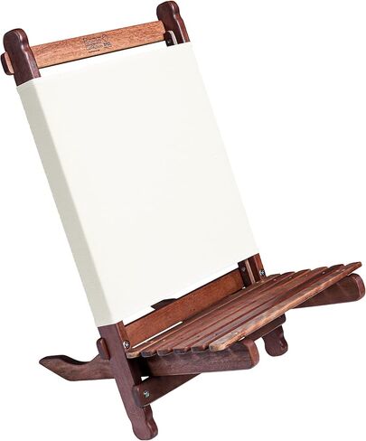 BYER OF MAINE، Pangean Lounger، أخضر، خشب صلب متين مع بوليستر شديد التحمل، سهل الطي والحمل، كرسي شاطئ خشبي، كرسي تخييم، كرسي قابل للطي، كرسي محمول، أثاث Pangean in Saudi Arabia