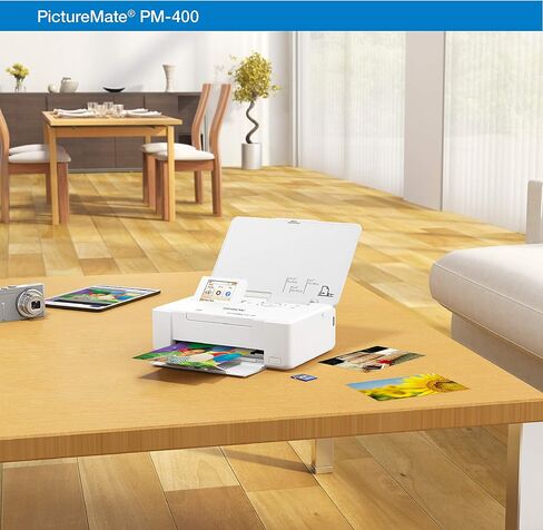 Epson PictureMate PM-400 Wireless Compact Color Photo Printer, white in Saudi Arabia