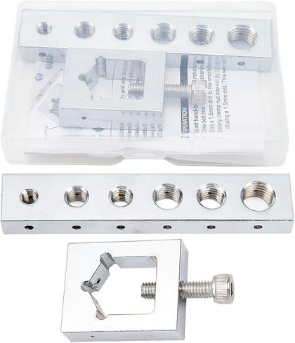 Nut Bolt Drill Jig, Safety Wire Lockwire Nut and Bolt Drill Jig, Safety Wire Nut and Bolt Jig Kit, VS559 Metal High Hardness Precise Safety Wire Drill Guide Set in Saudi Arabia