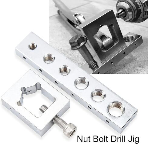 Nut Bolt Drill Jig, Safety Wire Lockwire Nut and Bolt Drill Jig, Safety Wire Nut and Bolt Jig Kit, VS559 Metal High Hardness Precise Safety Wire Drill Guide Set in Saudi Arabia