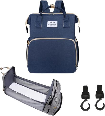 Diaper Bag Backpack Multifunction Baby Bag Waterproof Large Travel Back Pack with Changing Station and USB Charging Port for Moms Dads Baby Registry Search Newborn Baby essential Gifts in Kuwait