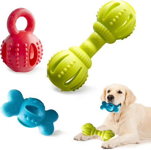 سبوفلي العاب مضغ للكلاب الكبيرة والمتوسطة، العاب للكلاب التي تمضغ بشراسة للسلالات الكبيرة من 3 قطع in Kuwait