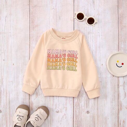 SOFEON Infant Baby Girls Outfits Mama's Girl Sweatshirts Pants Cute Fall Winter Clothes Sets Tops Pullover 3-24 Months in Saudi Arabia