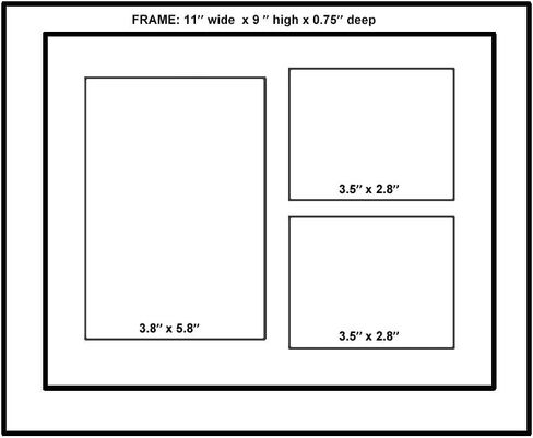 VehiGo Pet Paw Print Keepsake Kit, Wooden Photo Frame with Pet Paw Print Imprint Kit, Memorial Clay Imprint Kit for Dog or Cat (Black) in Kuwait