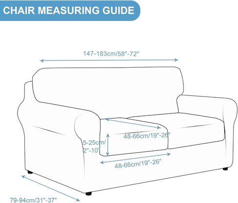 غطاء مقعد أريكة قابل للتمدد مطبوع من Ryoizen لأريكة وسائد، 3 قطع من أغطية الأريكة القابلة للتمدد، قابلة للإزالة والغسل، واقي أثاث من الألياف اللدنة الناعمة المضادة للانزلاق للكلاب (أوراق الخريف، مقعد الحب) in Kuwait