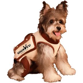 Wakytu Dog Lift Harness Dog Carrier Dog VES Harness Adjustable Dog Leash with Small Puppy Treat Bag Dog Poop Bag for Small Medium Cat Dog in Kuwait
