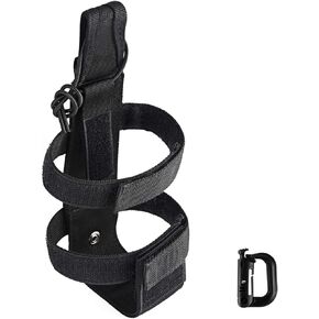 IronSeals Large Adjustable Tactical Water Bottle Holder Molle Portable Belt Carrier for Outdoor Walking Running Hiking Cycling