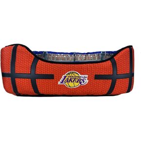 NBA LA Lakers Stadium Dog Bed, Pet Pillow Bed for Dogs, Sporty Basketball Dog Bed and Lounge Cushion