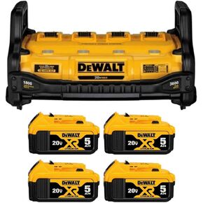 محطة طاقة محمولة DEWALT DCB1800B مع 4 بطاريات DCB205 20V MAX XR 5.0Ah in Saudi Arabia