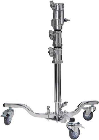 Flashpoint 3.8' Lowboy Steel Stand with Rolling Base and Combo Head in Saudi Arabia