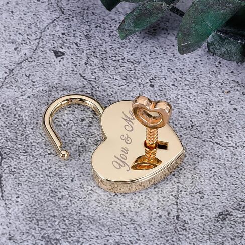 Valentine’s Day Gifts for Him Her Wife Husband Love Heart Lock and Key Anniversary Wedding Couple Gifts for Women Men Girlfriend Boyfriend Christmas Birthday Gifts Everlasting Love for Lovers in Saudi Arabia