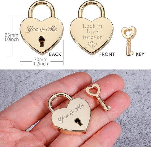 Valentine’s Day Gifts for Him Her Wife Husband Love Heart Lock and Key Anniversary Wedding Couple Gifts for Women Men Girlfriend Boyfriend Christmas Birthday Gifts Everlasting Love for Lovers in Saudi Arabia
