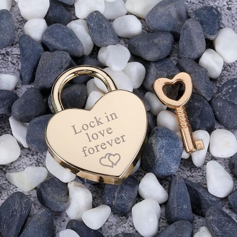 Valentine’s Day Gifts for Him Her Wife Husband Love Heart Lock and Key Anniversary Wedding Couple Gifts for Women Men Girlfriend Boyfriend Christmas Birthday Gifts Everlasting Love for Lovers in Saudi Arabia