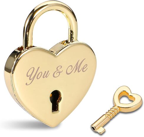 Valentine’s Day Gifts for Him Her Wife Husband Love Heart Lock and Key Anniversary Wedding Couple Gifts for Women Men Girlfriend Boyfriend Christmas Birthday Gifts Everlasting Love for Lovers in Saudi Arabia