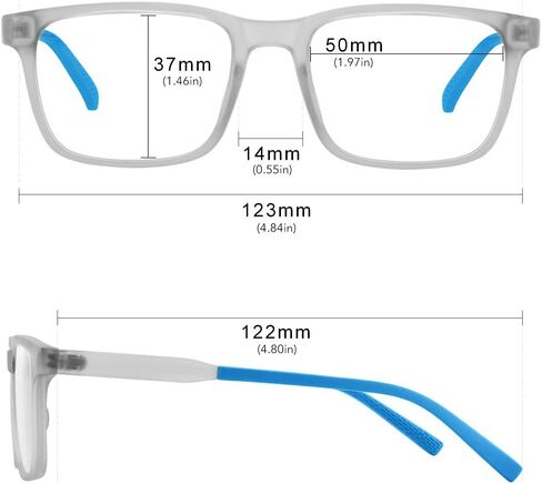 نظارات MEETSUN الزرقاء لحجب الضوء للأطفال، نظارات تلفزيون لألعاب الكمبيوتر للأولاد والبنات من سن 7 إلى 12 سنة مضادة لإجهاد العين in Kuwait