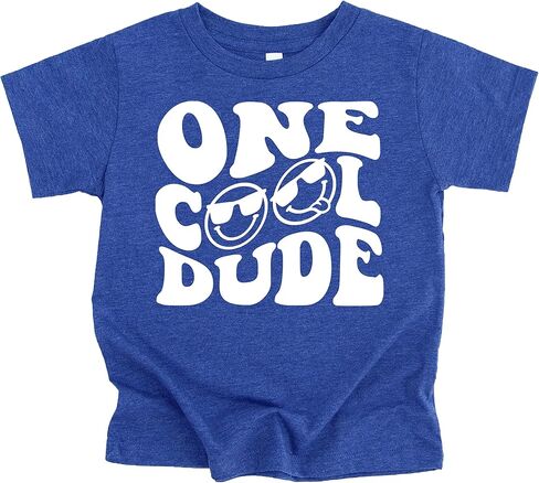 Olive Loves Apple One Cool Dude Retro Boys First Birthday Shirt & Bodysuit for Baby & Toddler Boys in Saudi Arabia